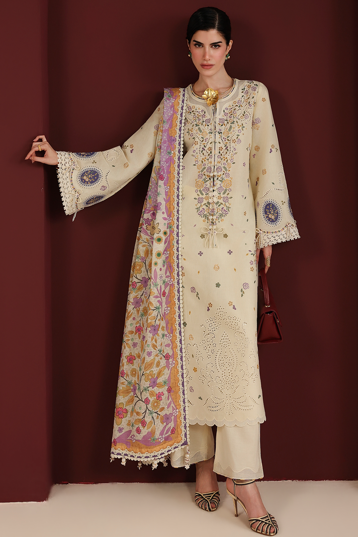 IRIS EMBROIDERED LAWN