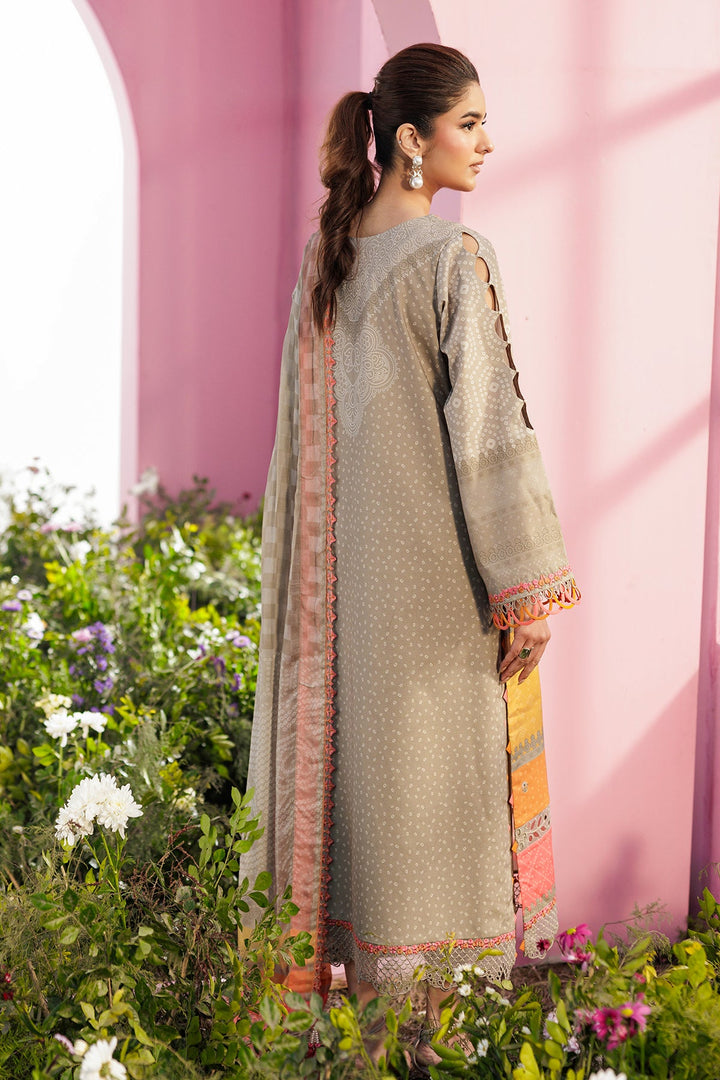 3-PC Unstitched Embroidered Lawn Collection Unstitched