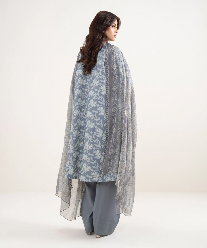 3 PIECE - PRINTED LAWN SUIT