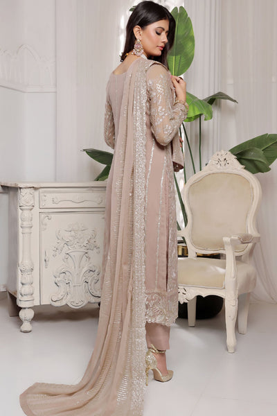 Myra Luxury Embroidered Chiffon 3 Piece