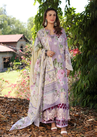 ELAF PRINT CHIKANKARI - LILAC L’AMOUR