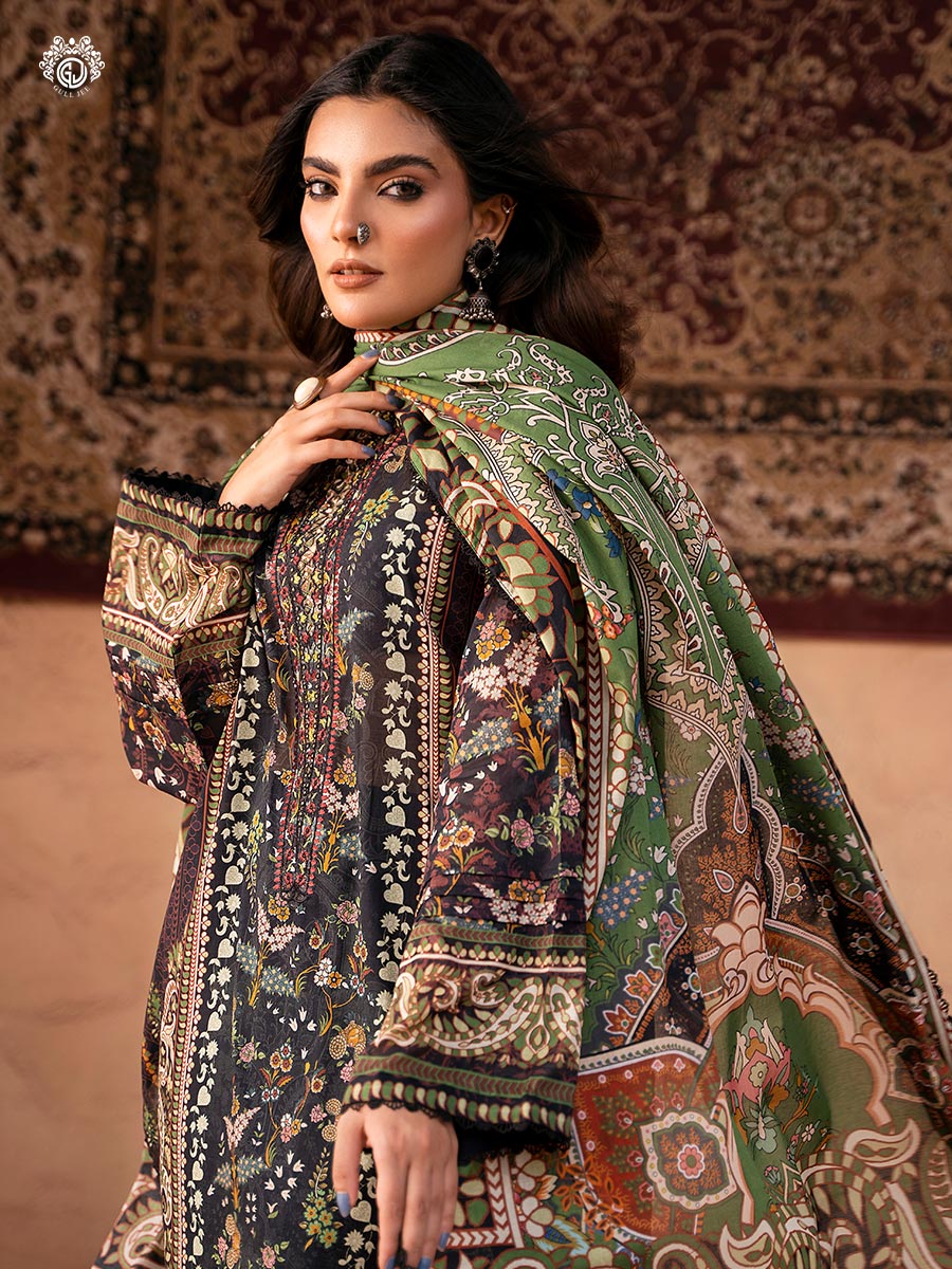 Gullbano Unstitched 3 pc Lawn