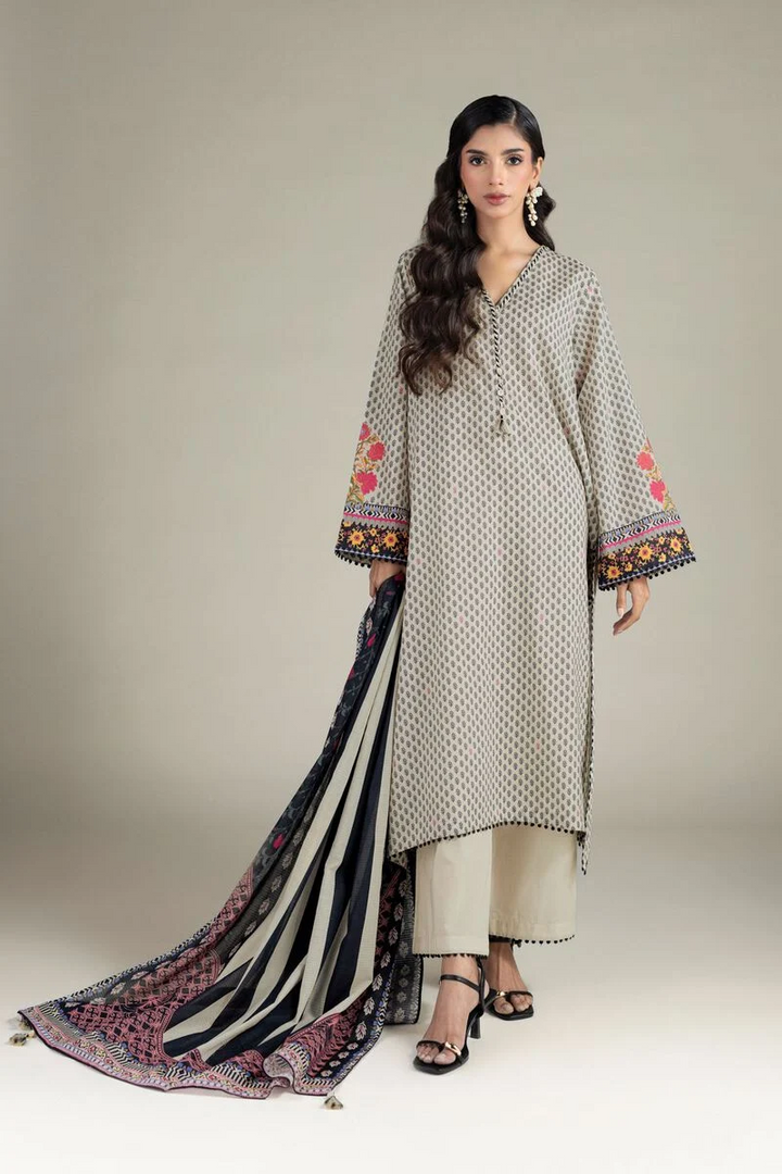 Printed | Cambric Fabrics 3 Piece