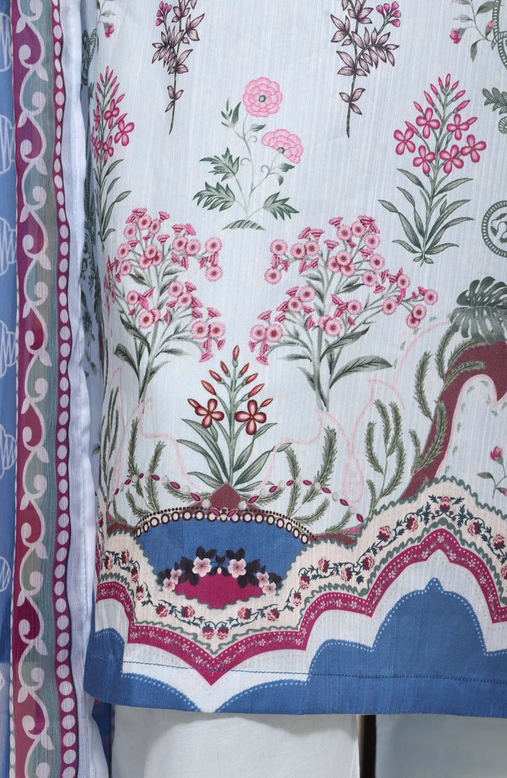 Printed Lawn Stitched 3 Piece Suit