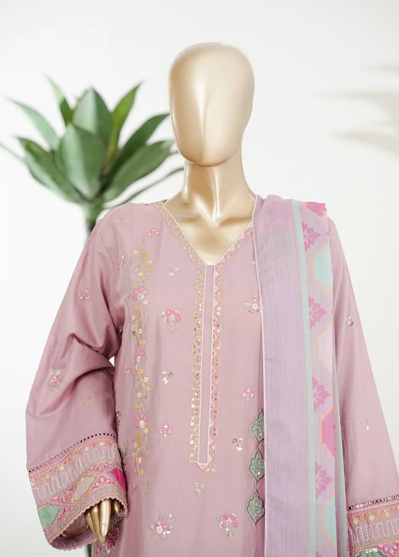 Luxury Embroidered  Lawn 3 Piece