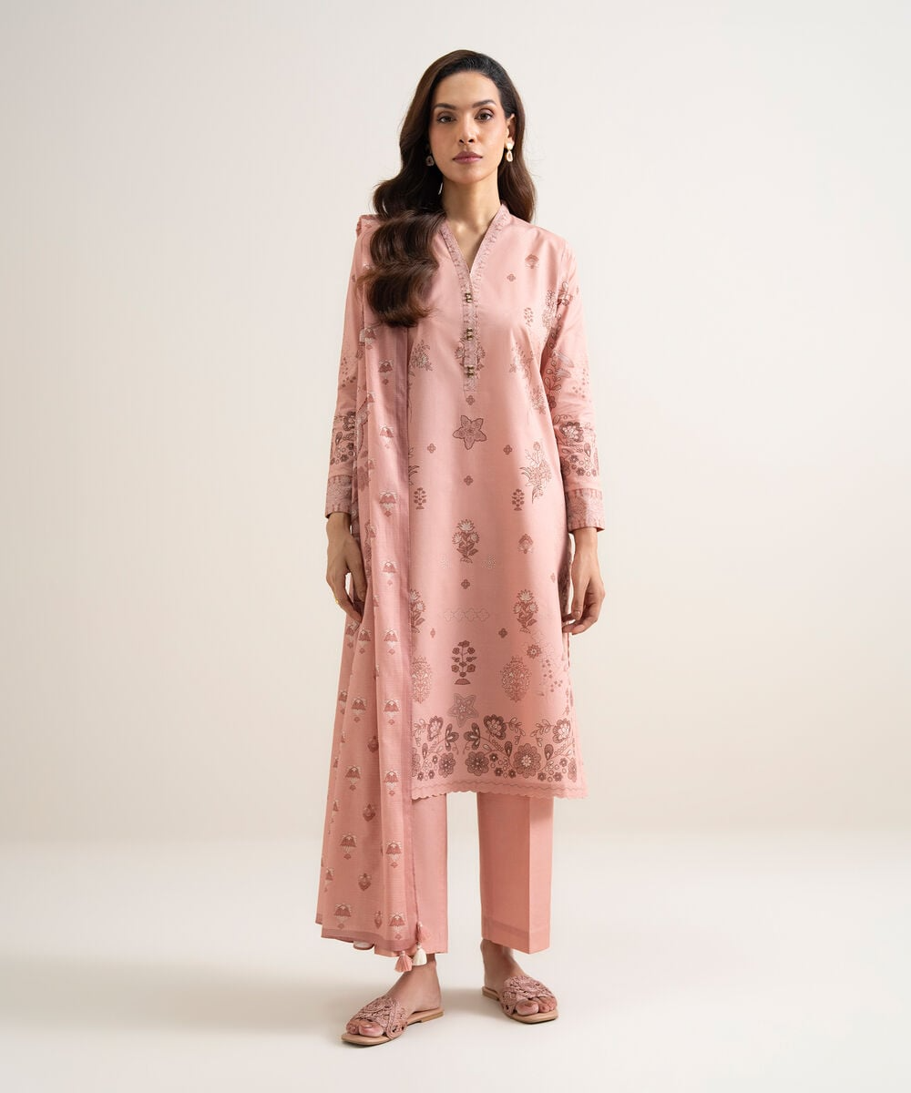3-Piece Printed Lawn Suit