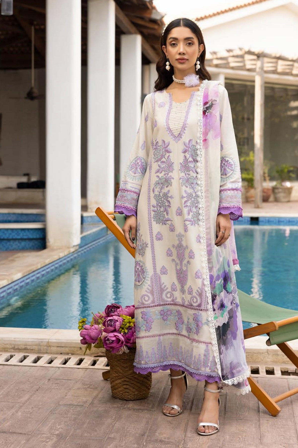 Elegance Embroidered Lawn