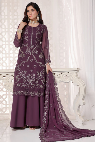 Myra Luxury Embroidered Chiffon 3 Piece