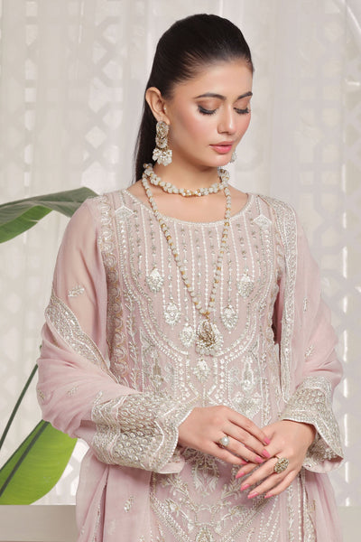 Myra Luxury Embroidered Chiffon 3 Piece