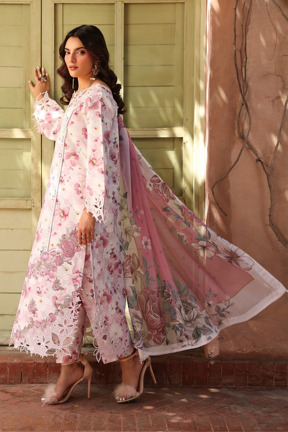 Embroidered Printed Lawn