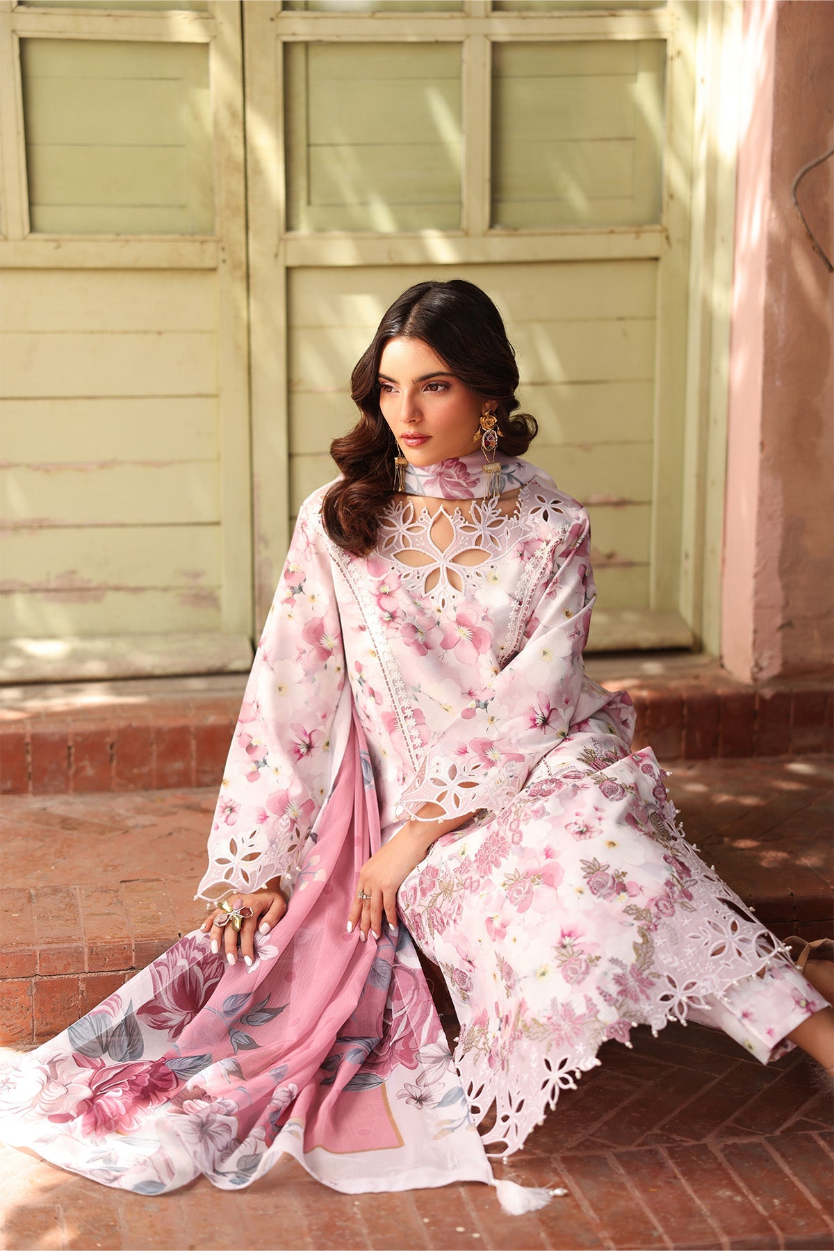 Embroidered Printed Lawn