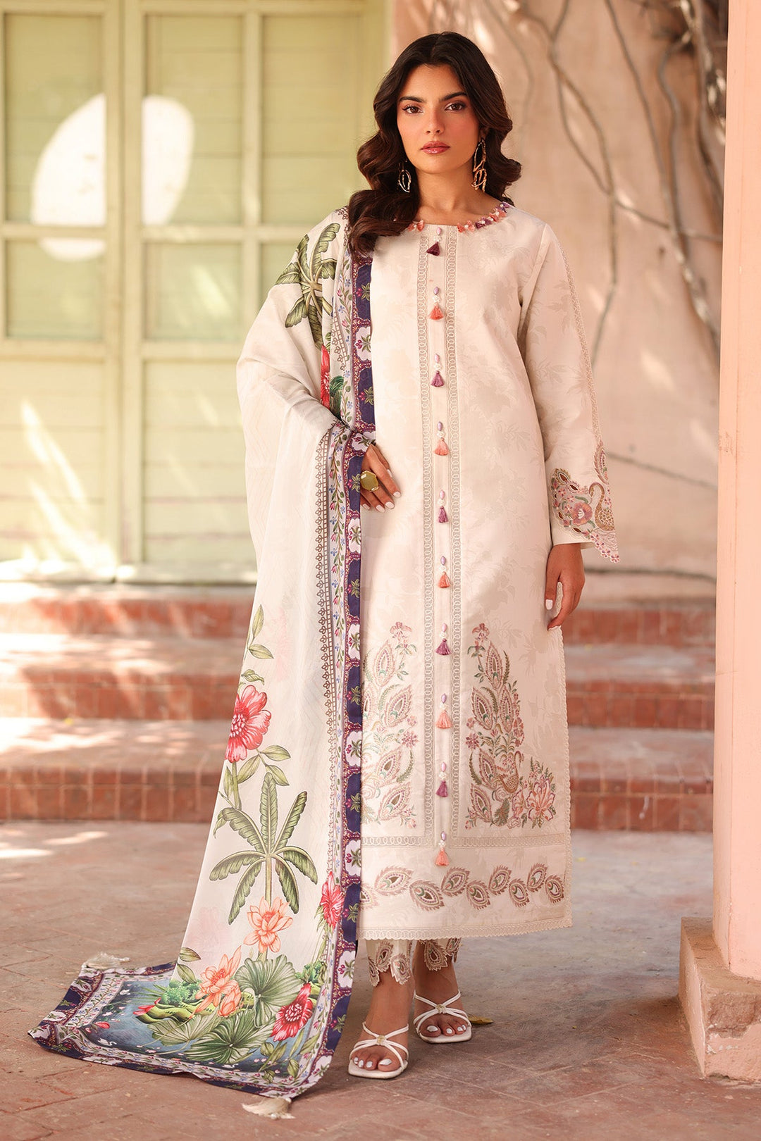 Embroidered Printed Lawn
