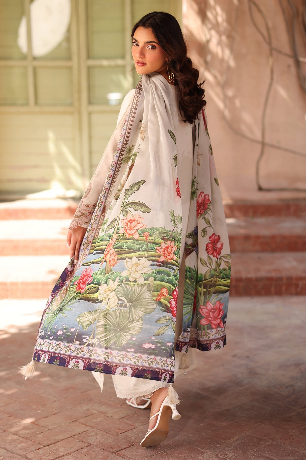 Embroidered Printed Lawn