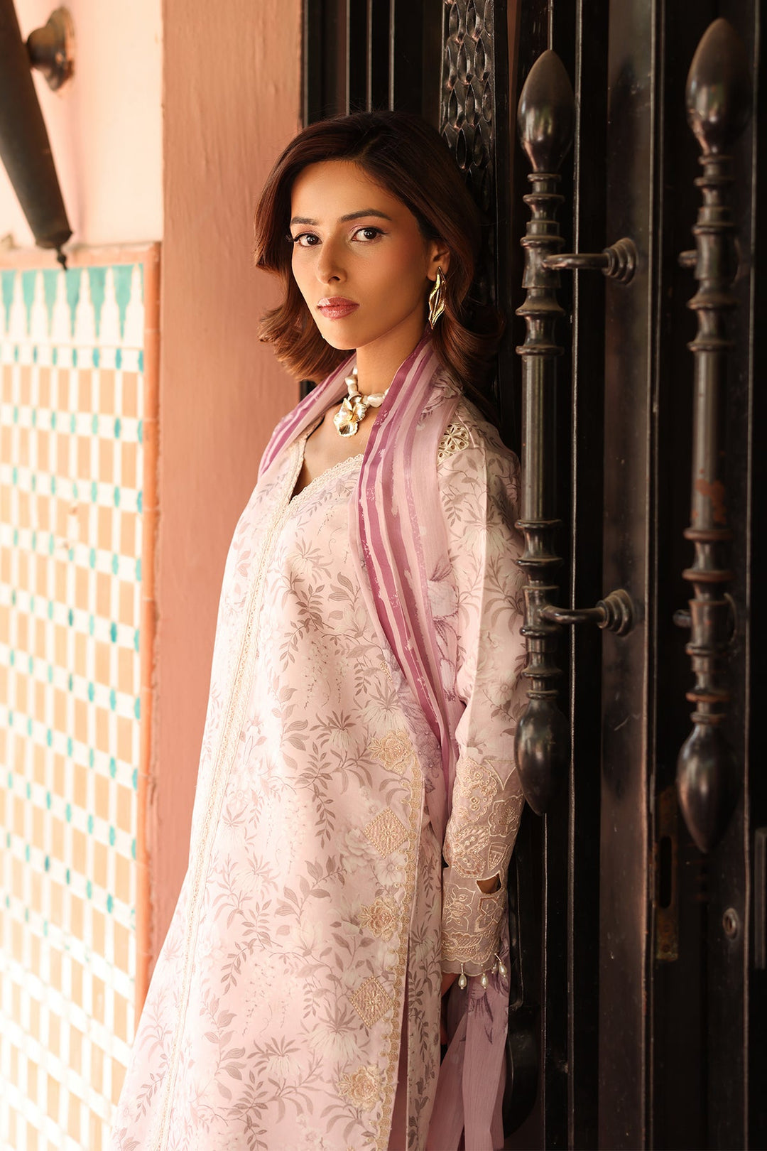 Embroidered Printed Lawn