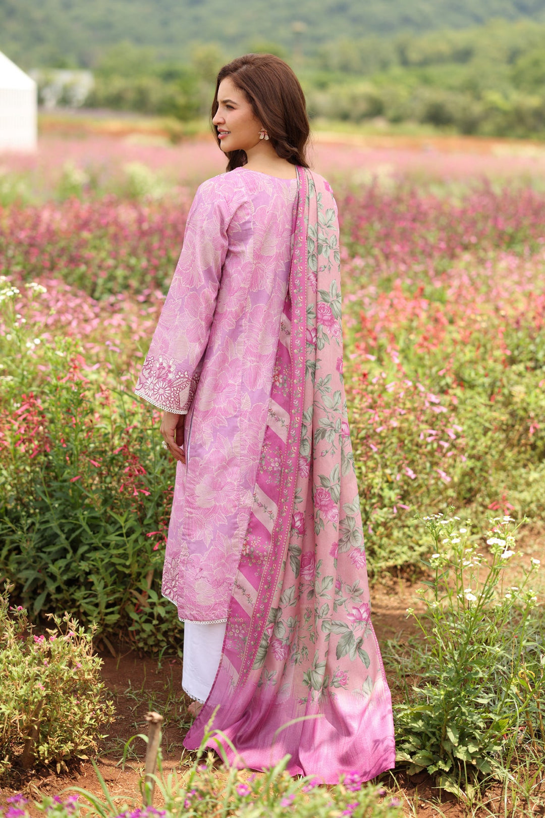 Printed  Unstitched Lawn 3 Pc