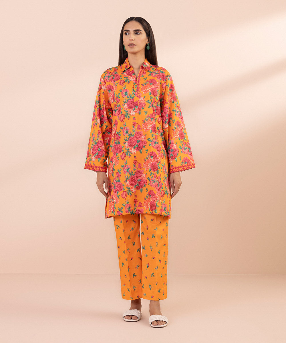 SAPPHIRE 0U2TDY24D211 Printed Lawn Suit