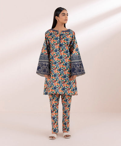 SAPPHIRE 0U2TEDY24V46 Printed Lawn Suit