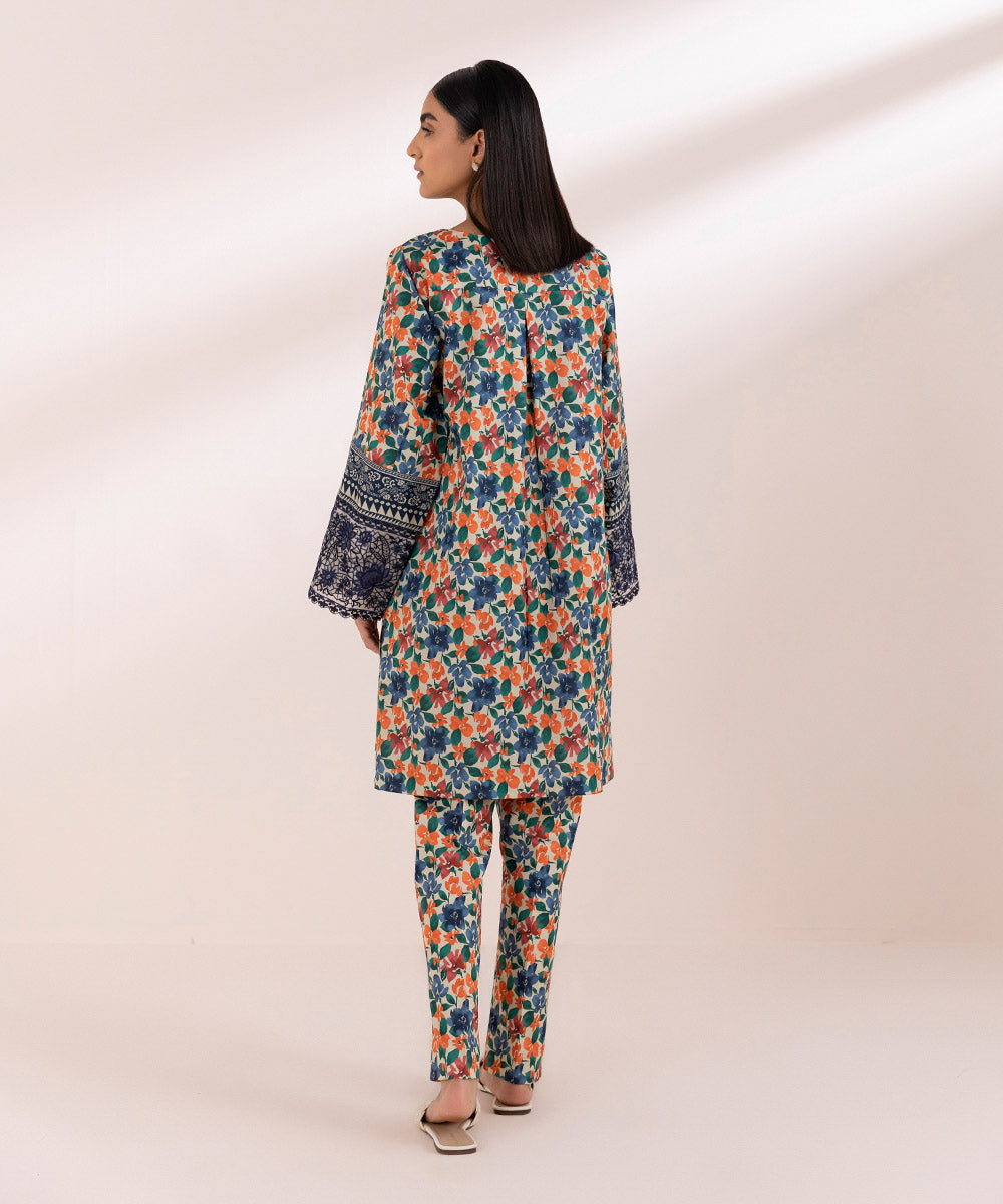 SAPPHIRE 0U2TEDY24V46 Printed Lawn Suit