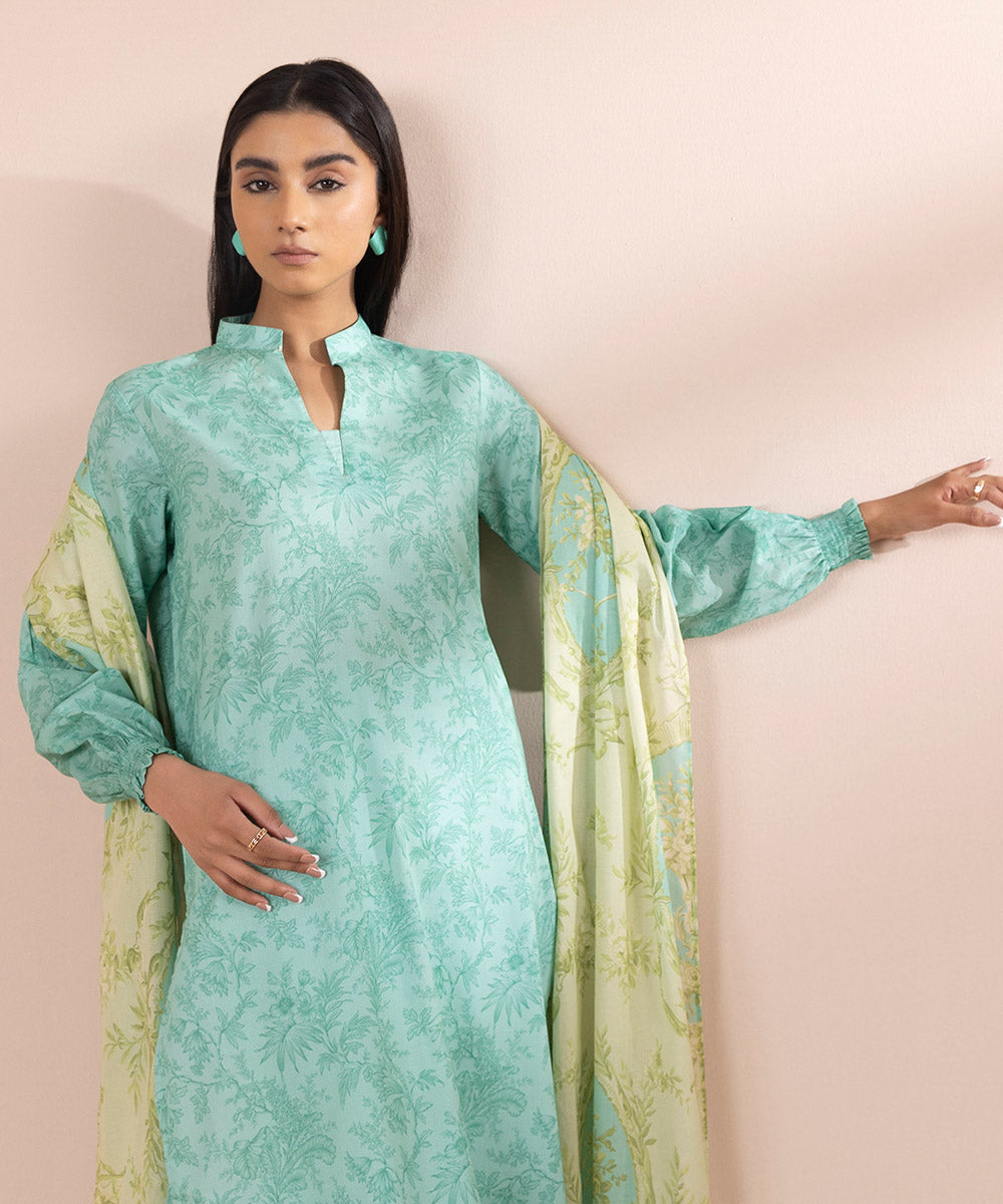 SAPPHIRE U3PDY24D212 Printed Lawn Suit