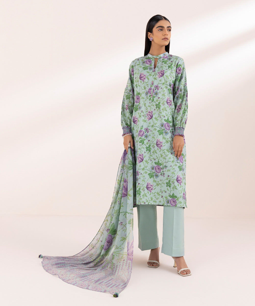 Sapphire || 3 Piece - Printed Lawn Suit