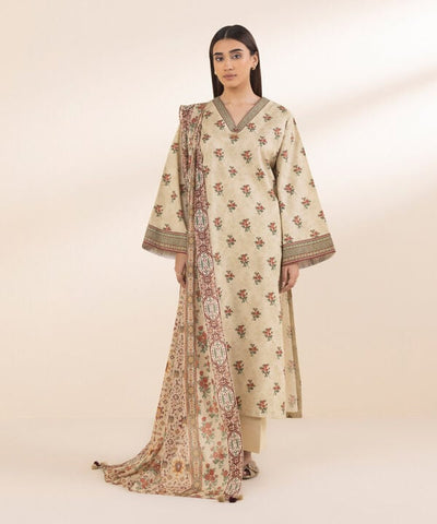 3 Piece Printed Lawn Suit