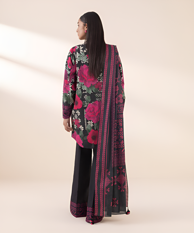 3 Piece - Printed Lawn Suit