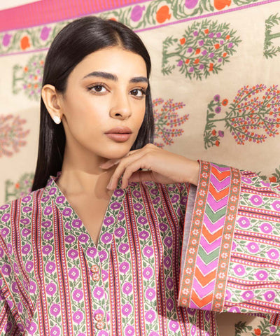3 Piece - Printed Lawn Suit