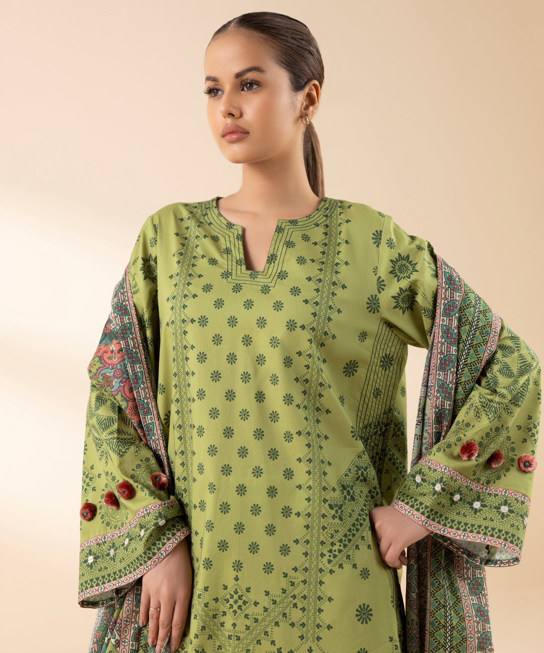 3 Piece - Printed Lawn Suit