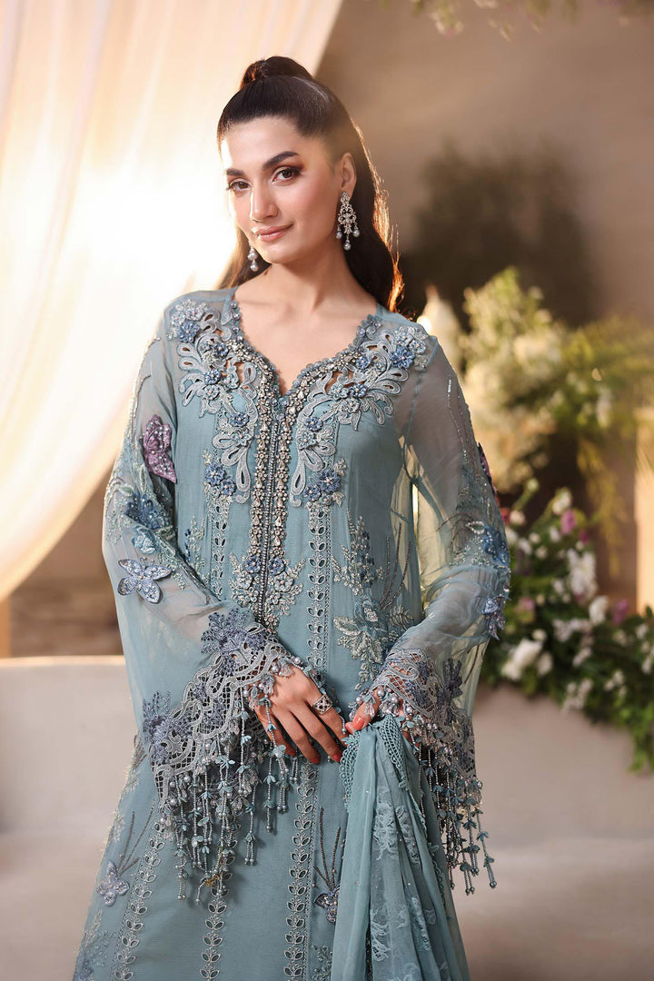 Luxury Chiffon Unstitched 3Pc Suit