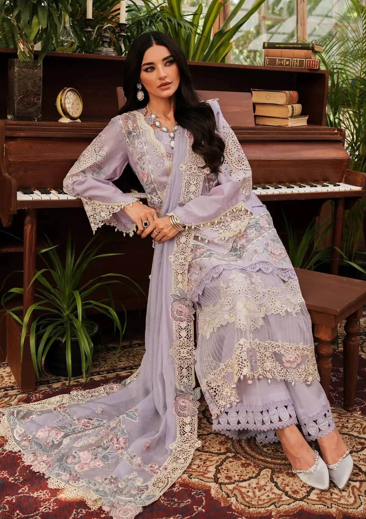 KHAF UNSTITCHED LUXURY LAWN -KLE-01B