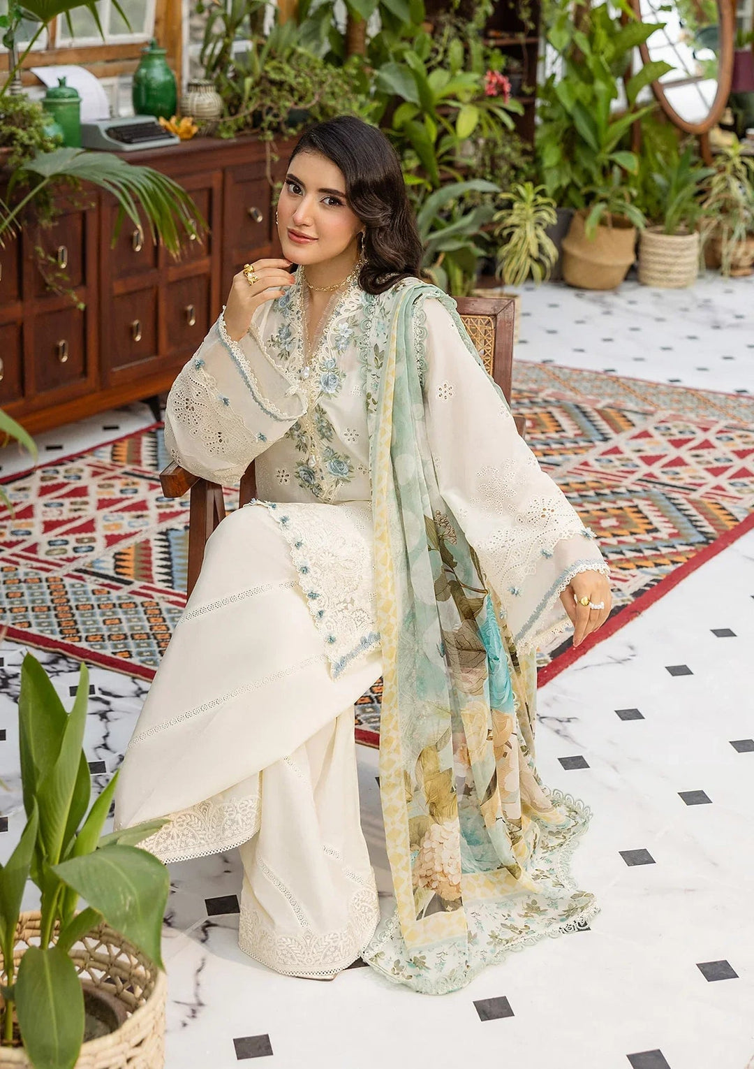 E.Craft Chikankari Lawn