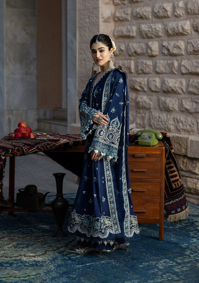 Karandi with Embroidered Chiffon