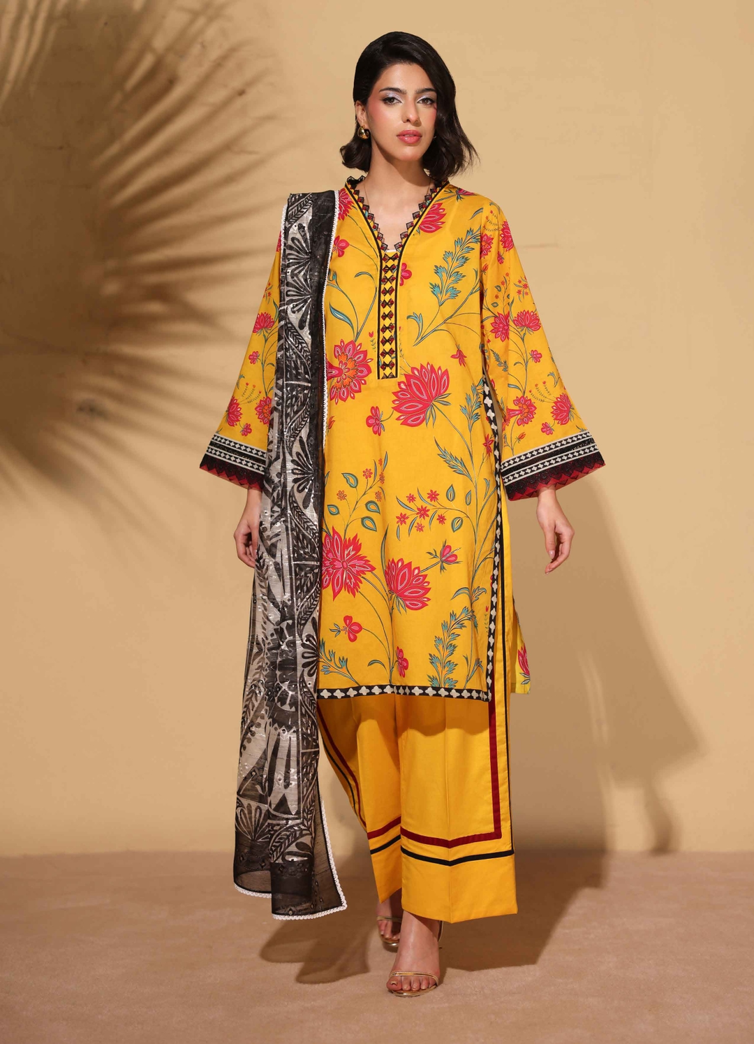 signora  Printed Embroidered Lawn