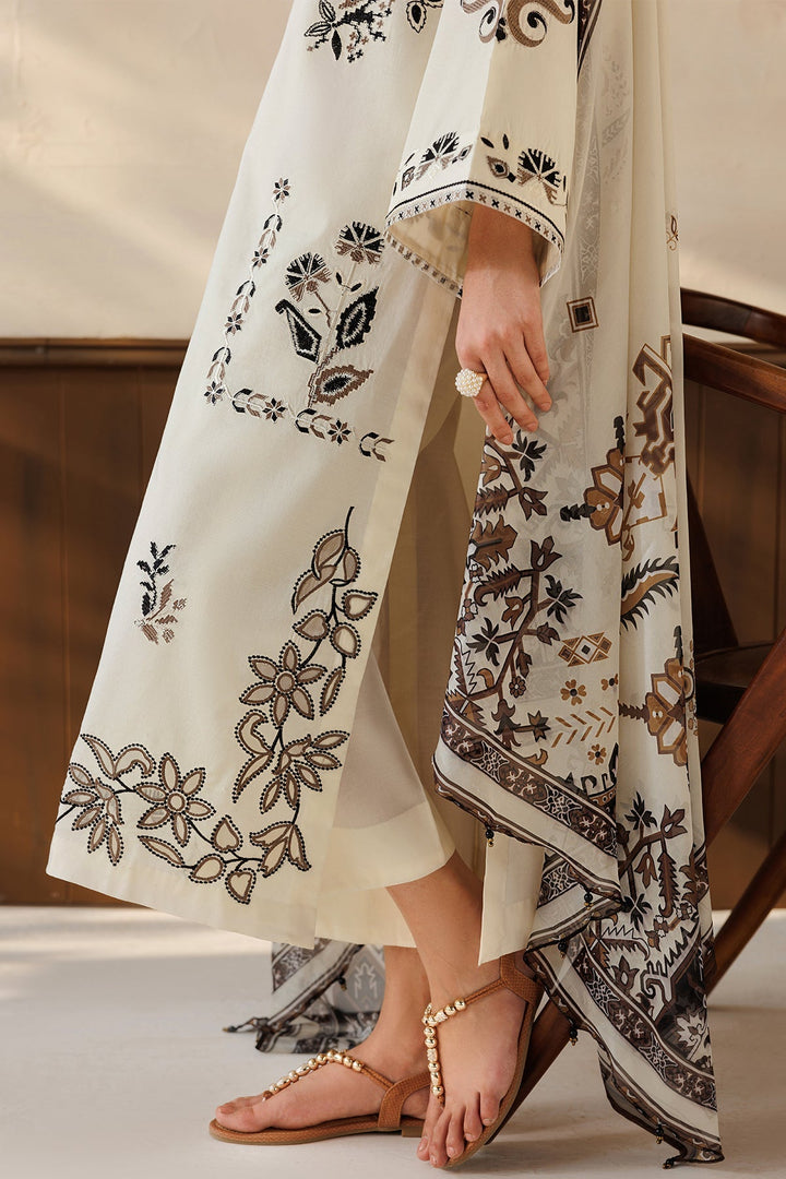 EMBROIDERED SELF JAQUARD