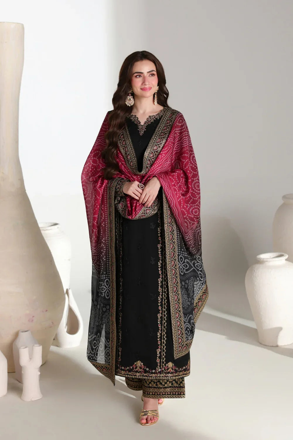 ENSEMBLES Embroidered 3pcs