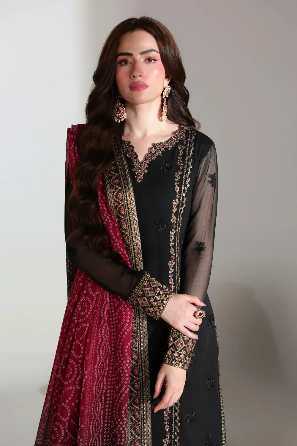 ENSEMBLES Embroidered 3pcs