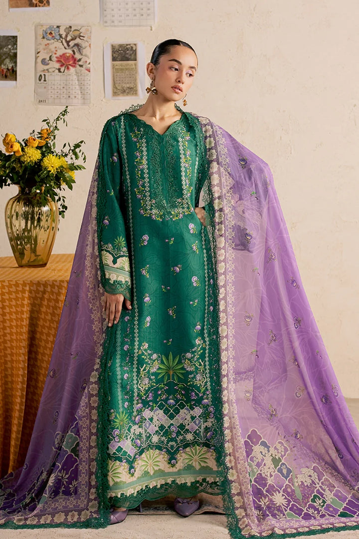 Fresh Green Embroidered 3PC