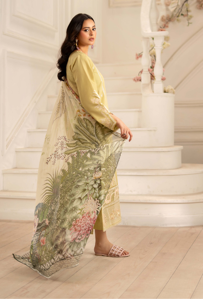 Inara Unstitched 3 Piece Lawn