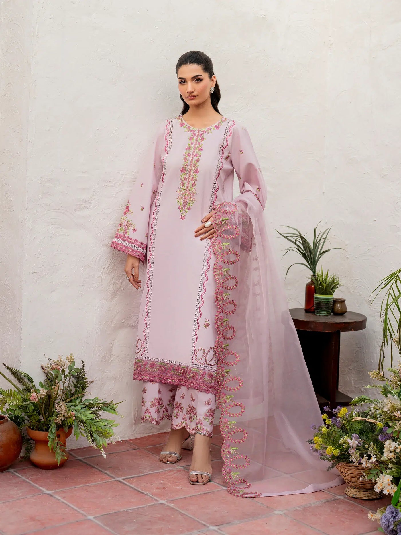 Husn-E-Arah Unstitched Lawn