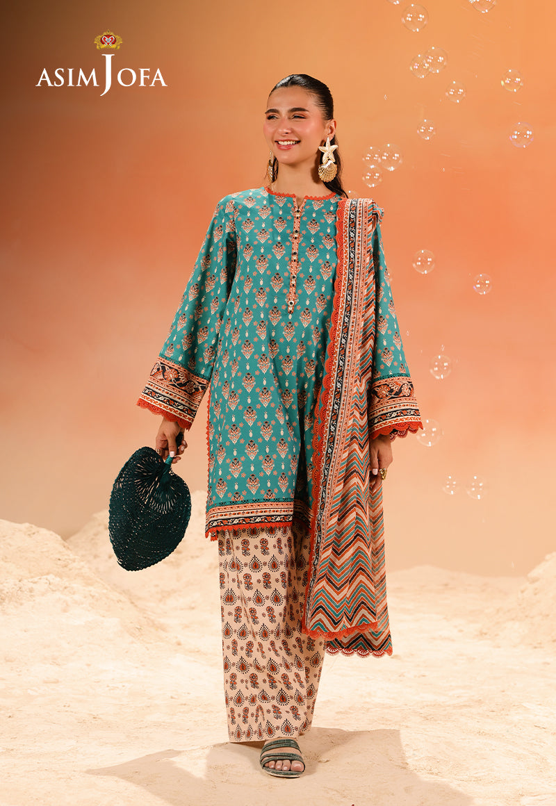 Printed Lawn 3 Pcs