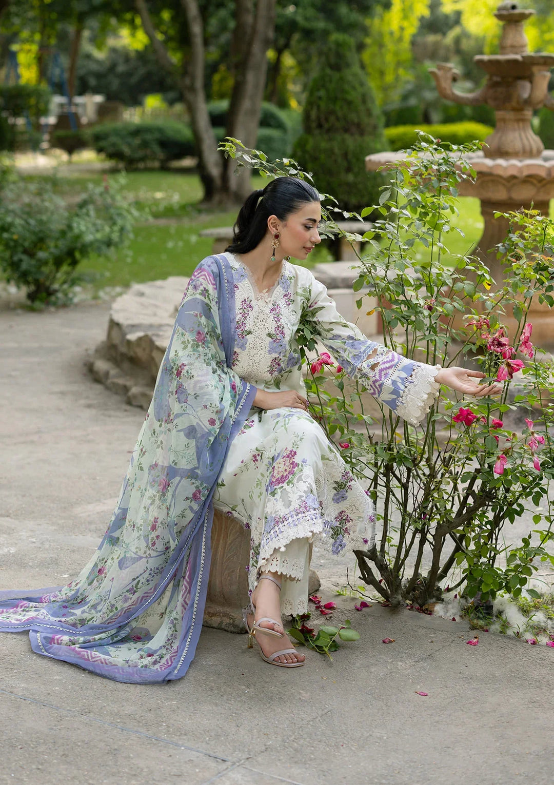 Signature Embroidered Lawn with Chiffon Collection Vol II &