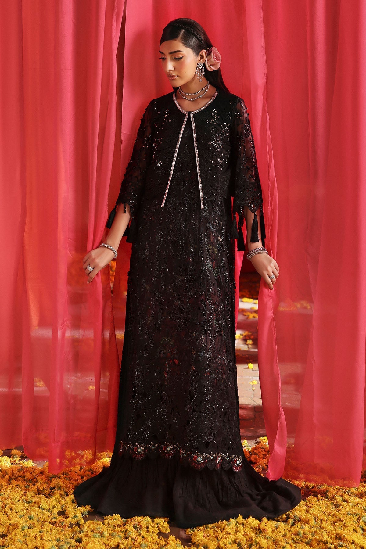 Jhoomro Unstitched Luxury Ensemble