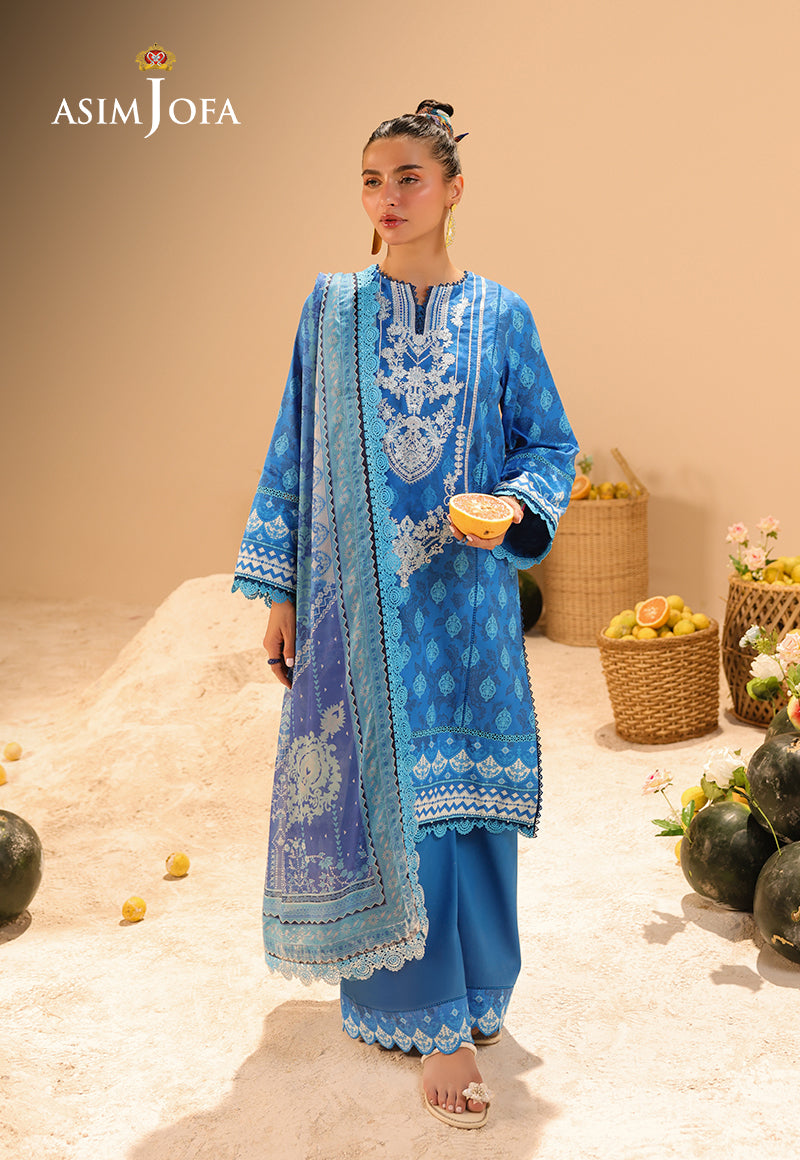 Printed Embroidered Lawn 3 Pcs