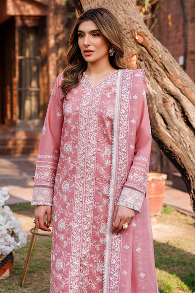 FARASHA DASTOOR EMBROIDERED LAWN || Pearl Mist