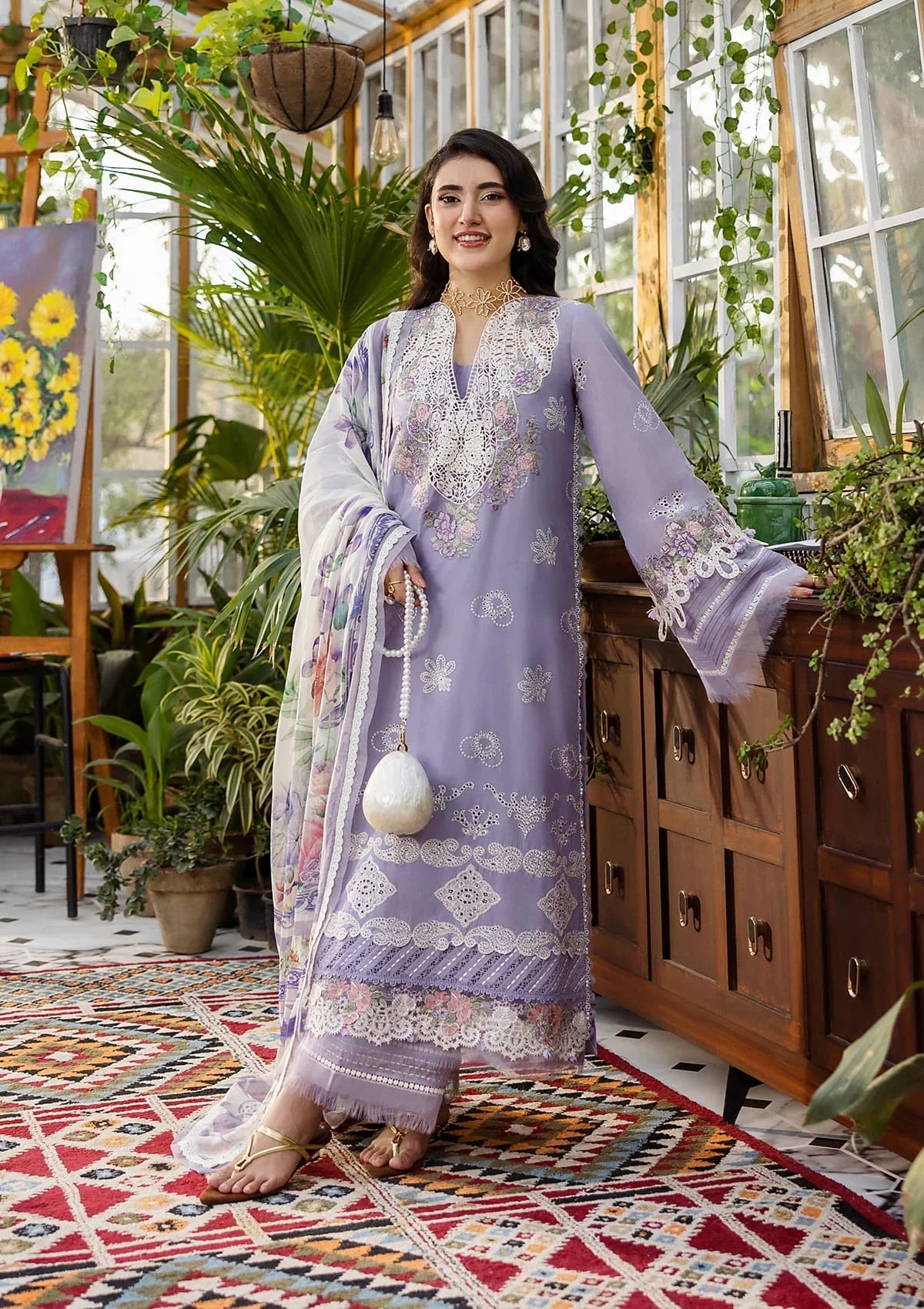 E.Craft Chikankari Lawn