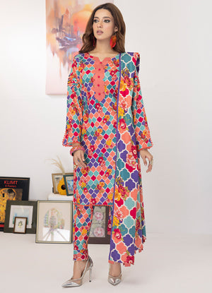 Z.S Intermix Printed Suits-10