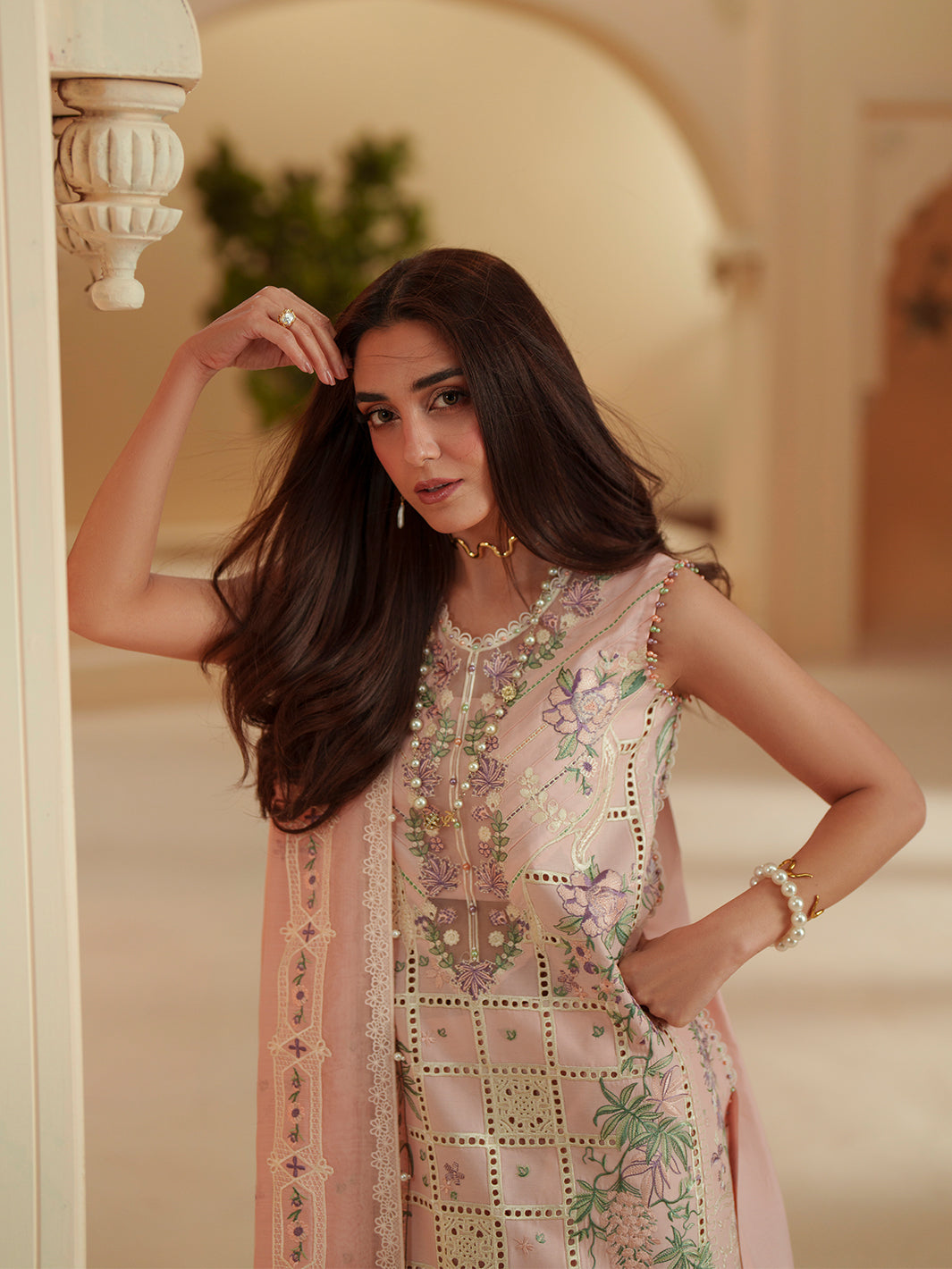Mashriq 3 PC Luxury Lawn