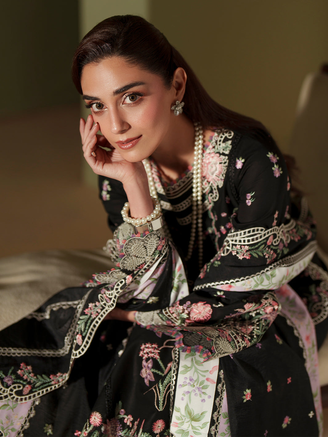 Mashriq 3 PC Luxury Lawn