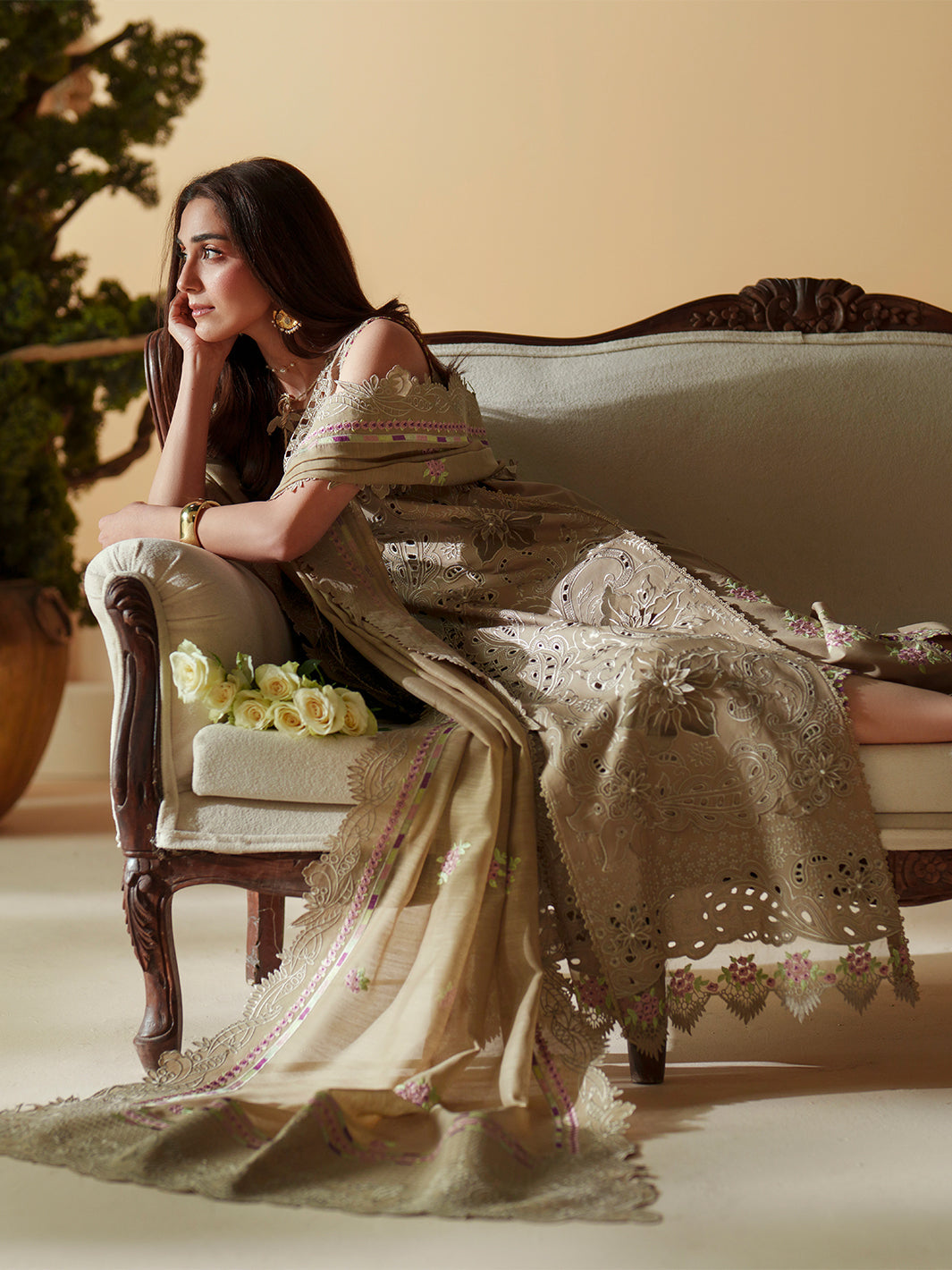 Mashriq 3 PC Luxury Lawn
