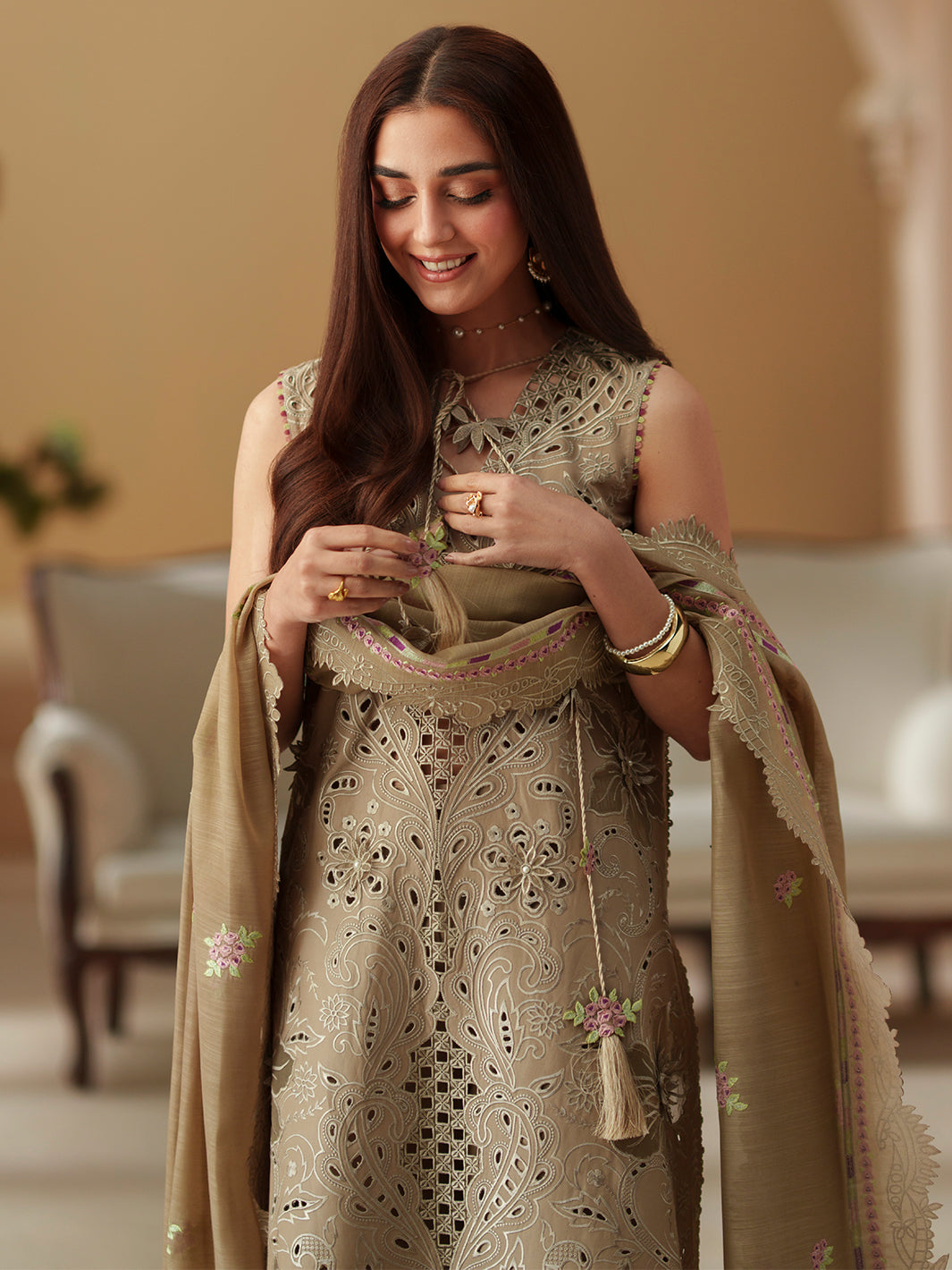 Mashriq 3 PC Luxury Lawn